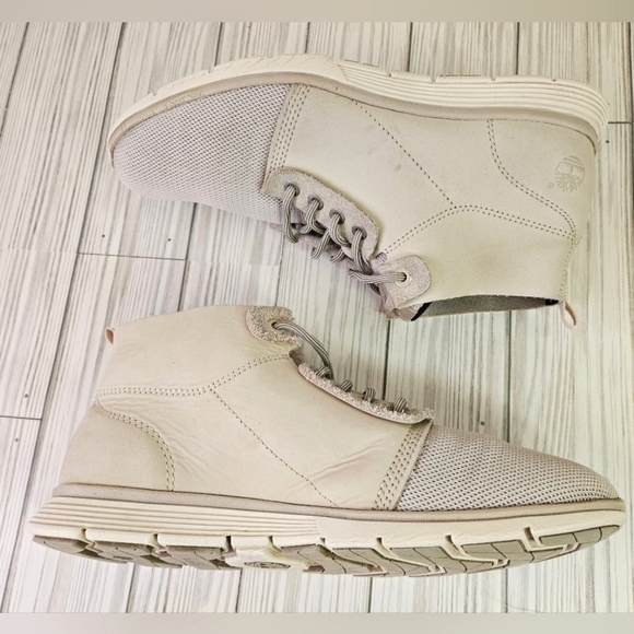 Timberland Killington Leather and Mesh Chukka Boots in Gray and Cream Size 8 - Picture 7 of 10